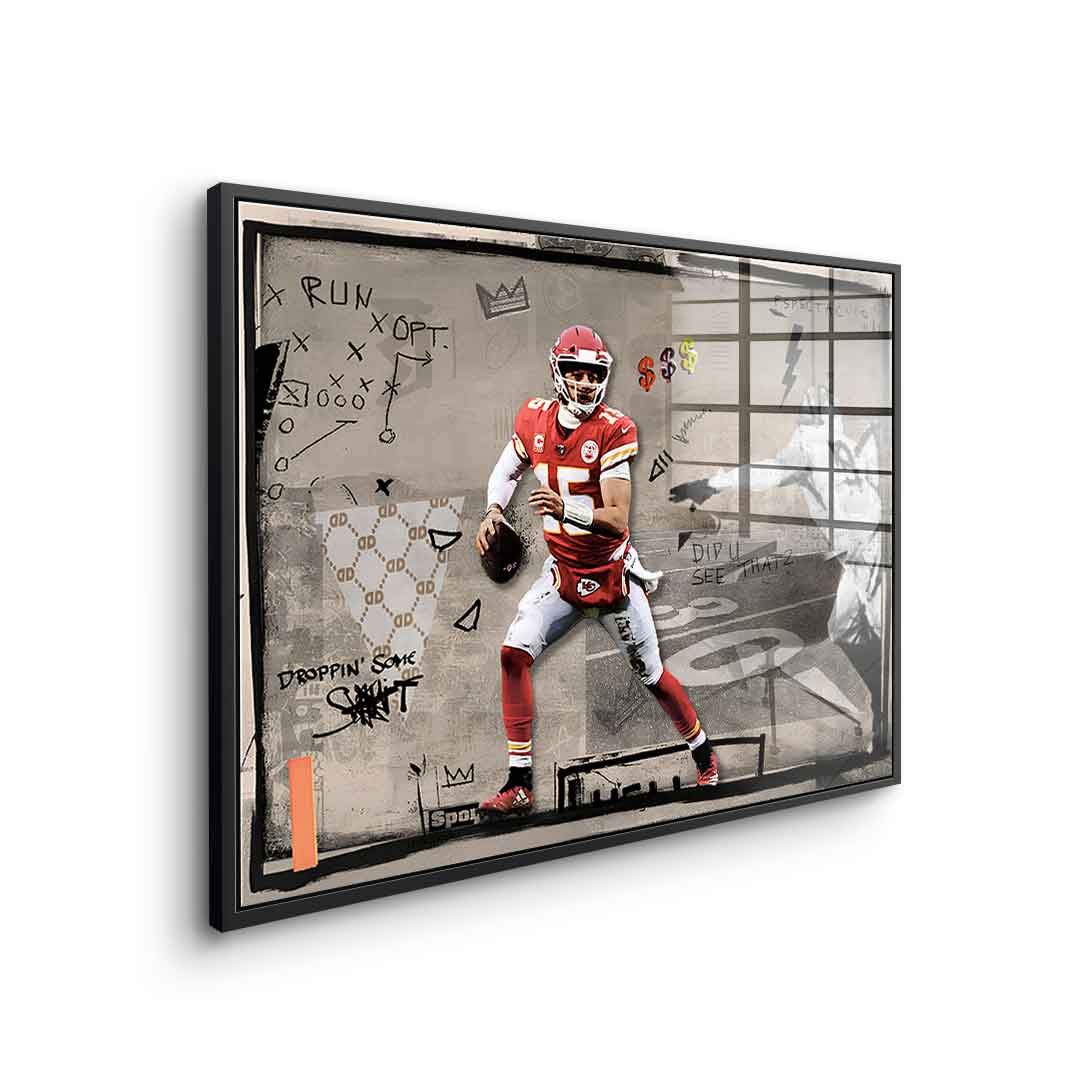 Pat Mahomes - Acrylglas