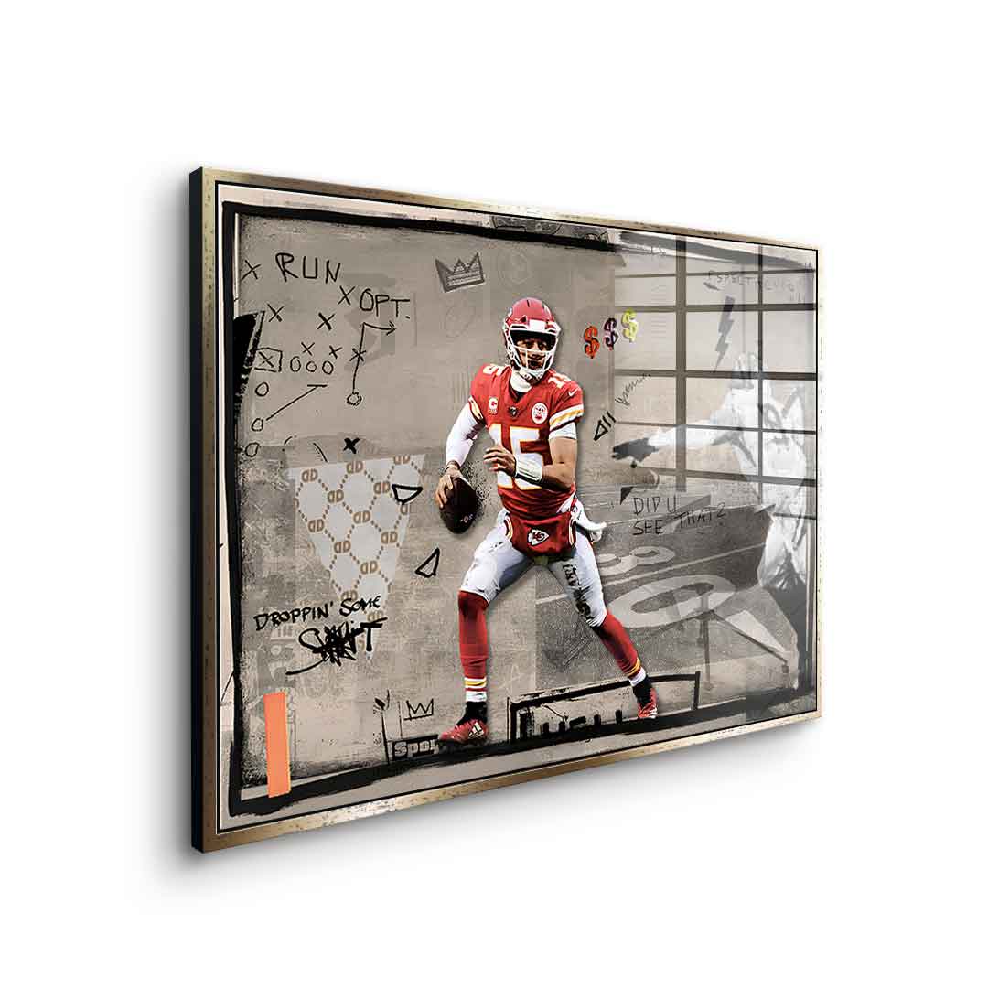 Pat Mahomes - Acrylglas