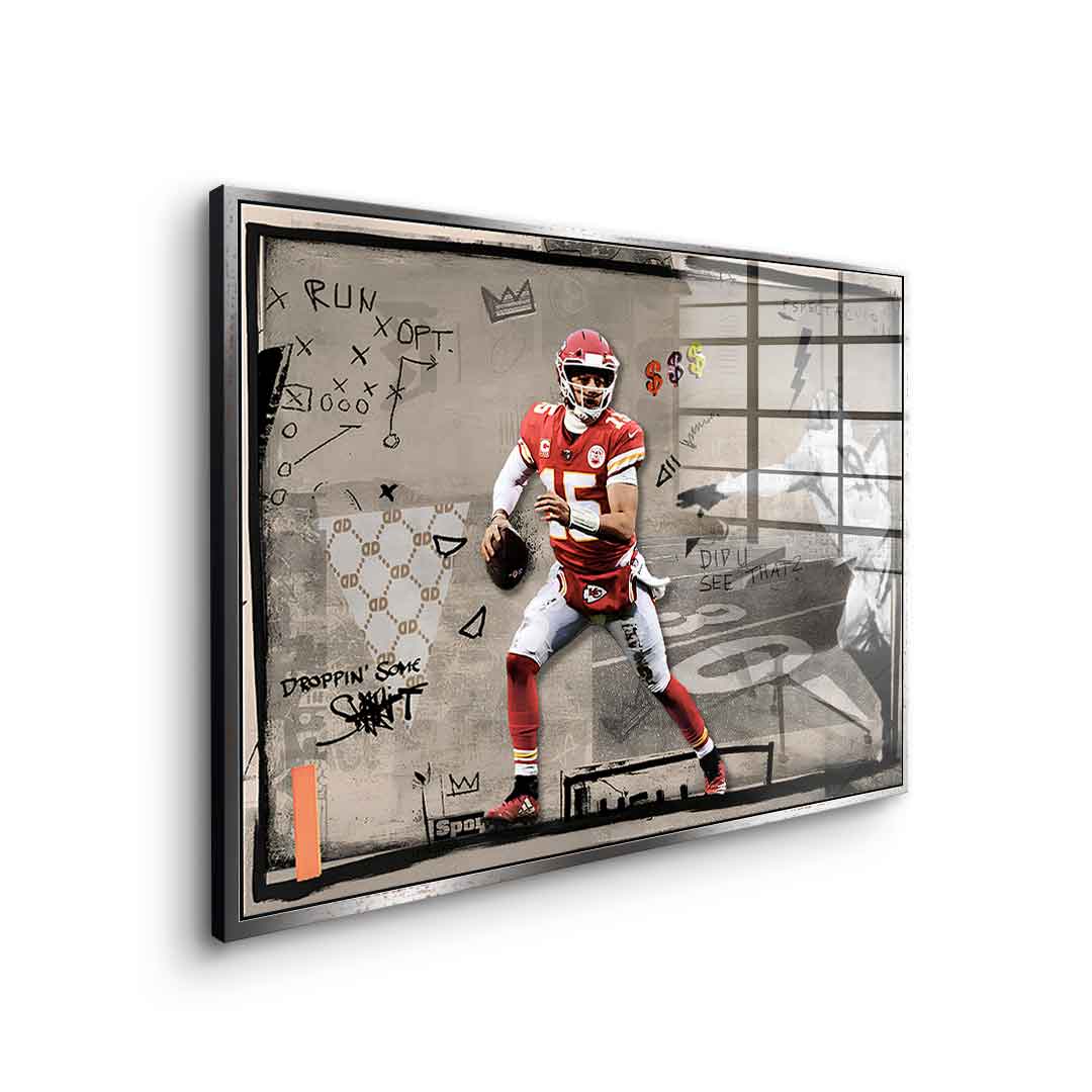 Pat Mahomes - Acrylglas