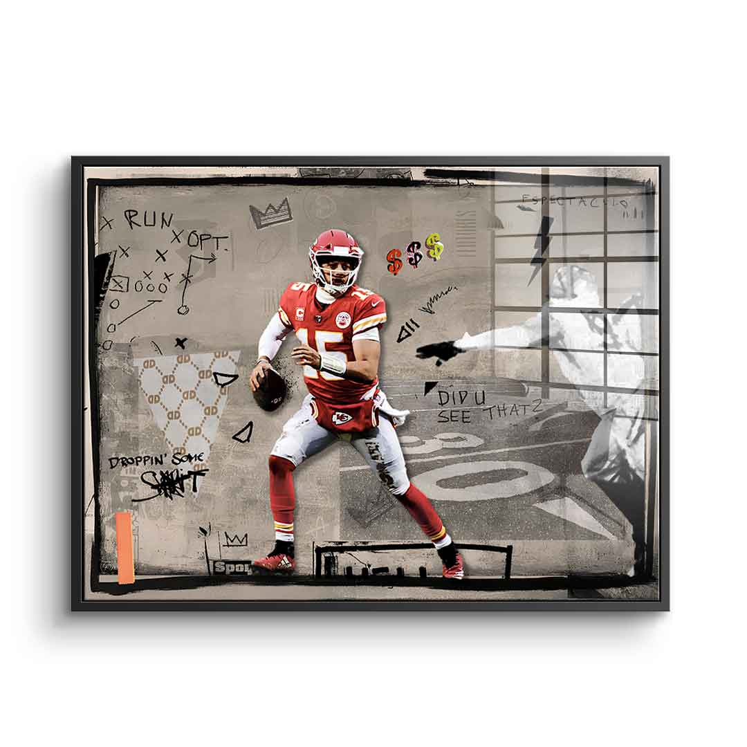 Pat Mahomes - Acrylglas