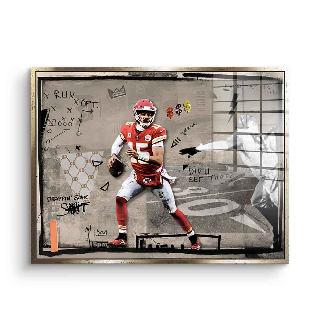 Pat Mahomes - Acrylglas
