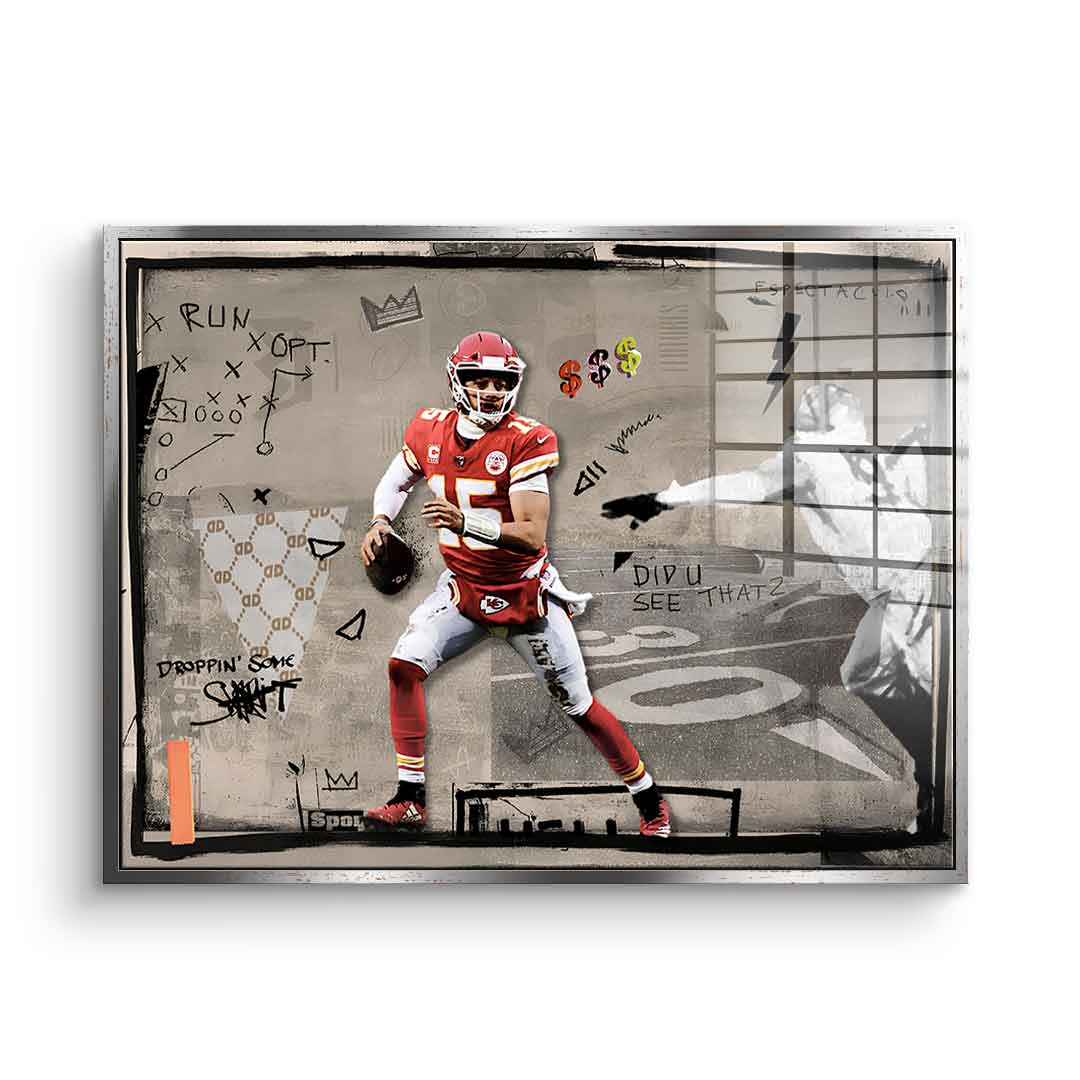 Pat Mahomes - Acrylglas