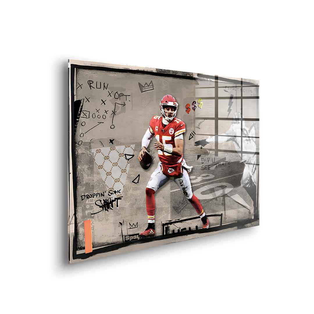 Pat Mahomes - Acrylglas