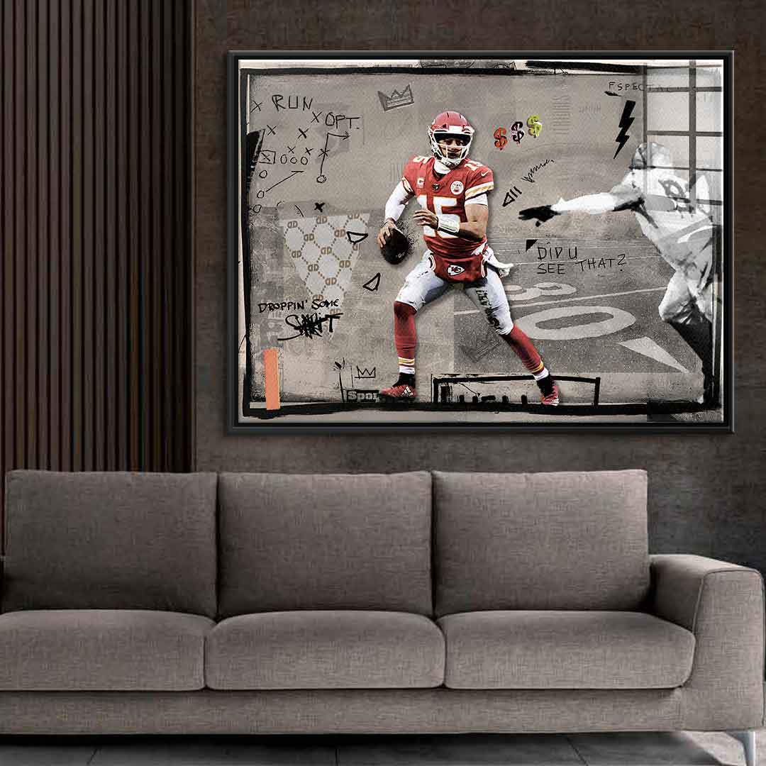 Pat Mahomes - Acrylglas