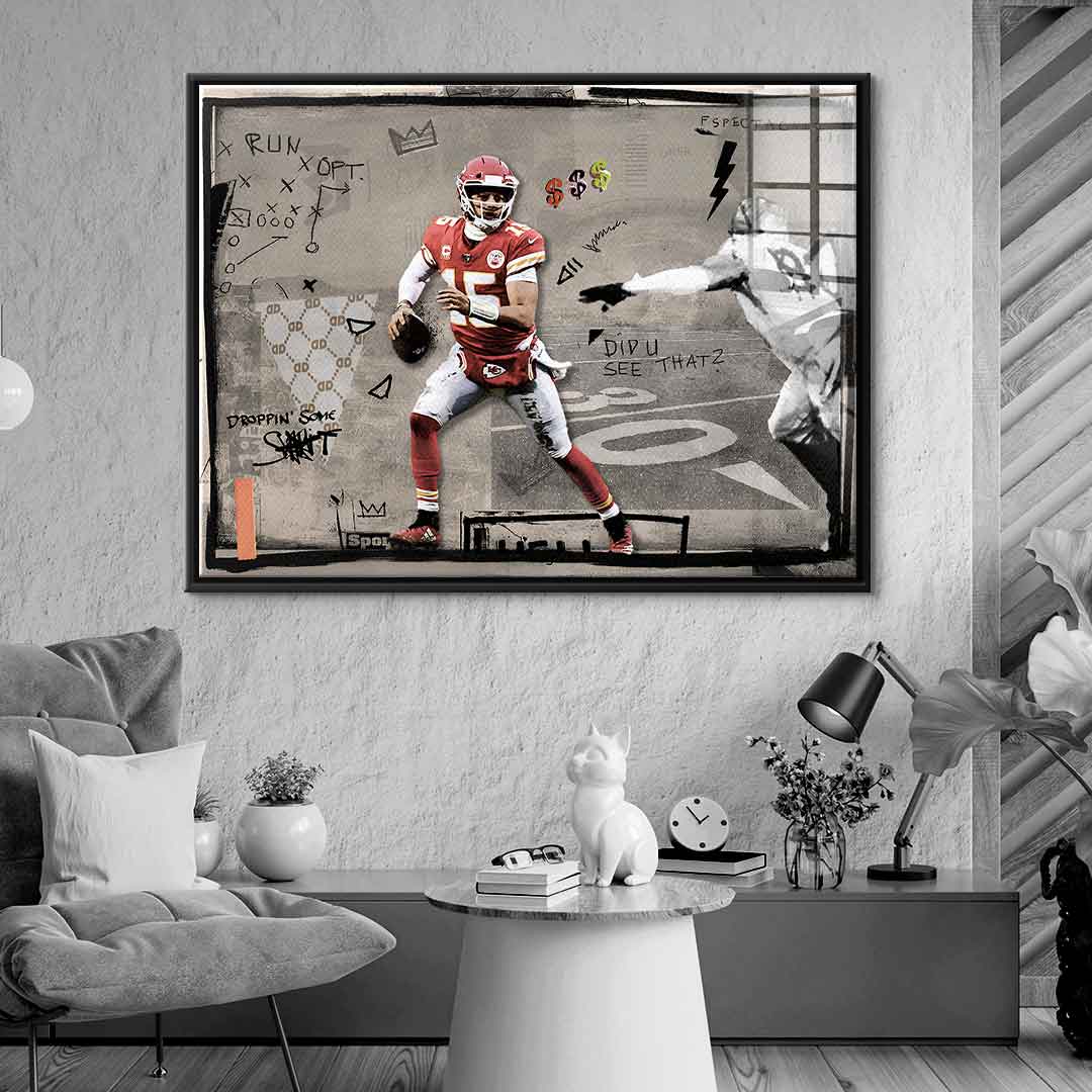 Pat Mahomes - Acrylglas