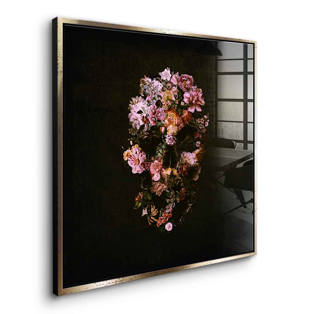 Peachy Skull - Acrylic glass