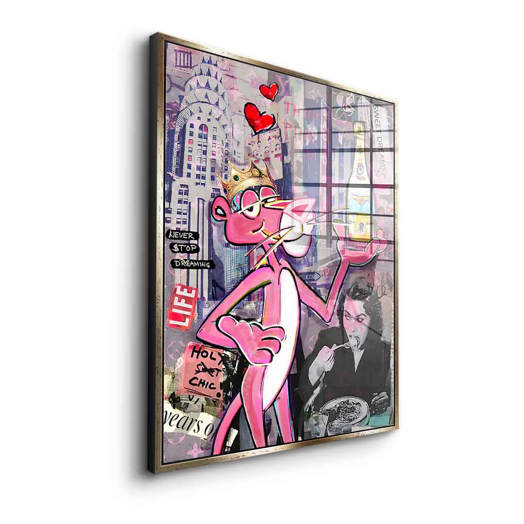 Pink Panther Cristal - Acrylic glass