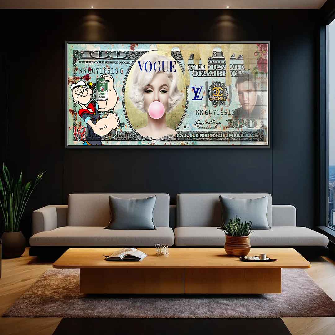 Pop Art Bill - Acrylic glass