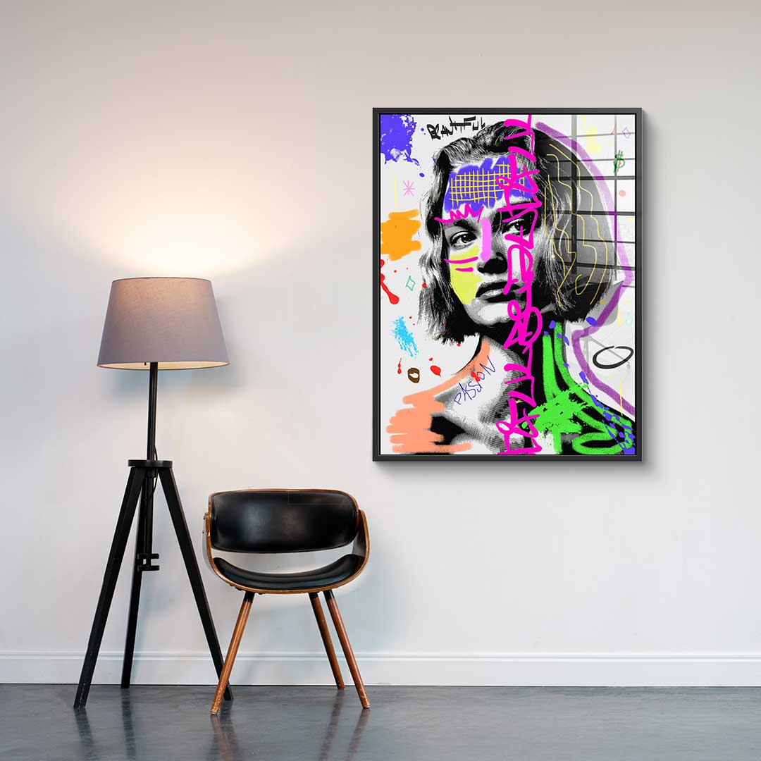 Lady Power - Acrylglas