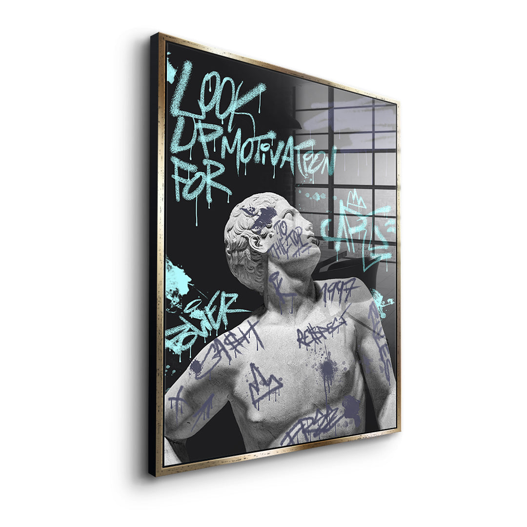 Look Up For Motivation - Acrylic Glass