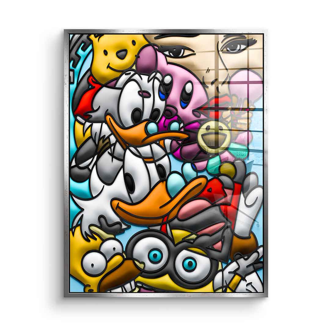 Pop Culture Patchwork - Acrylic Glass