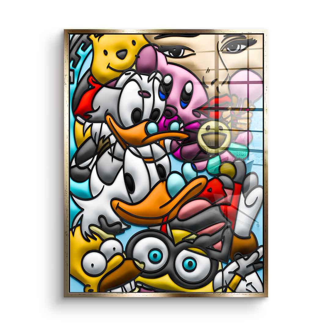 Pop Culture Patchwork - Acrylic Glass