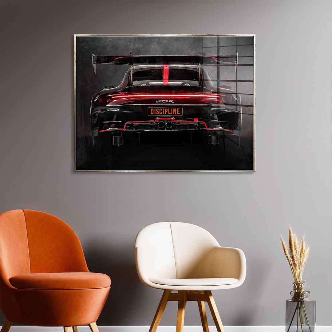 Porsche Backside - Acrylic glass