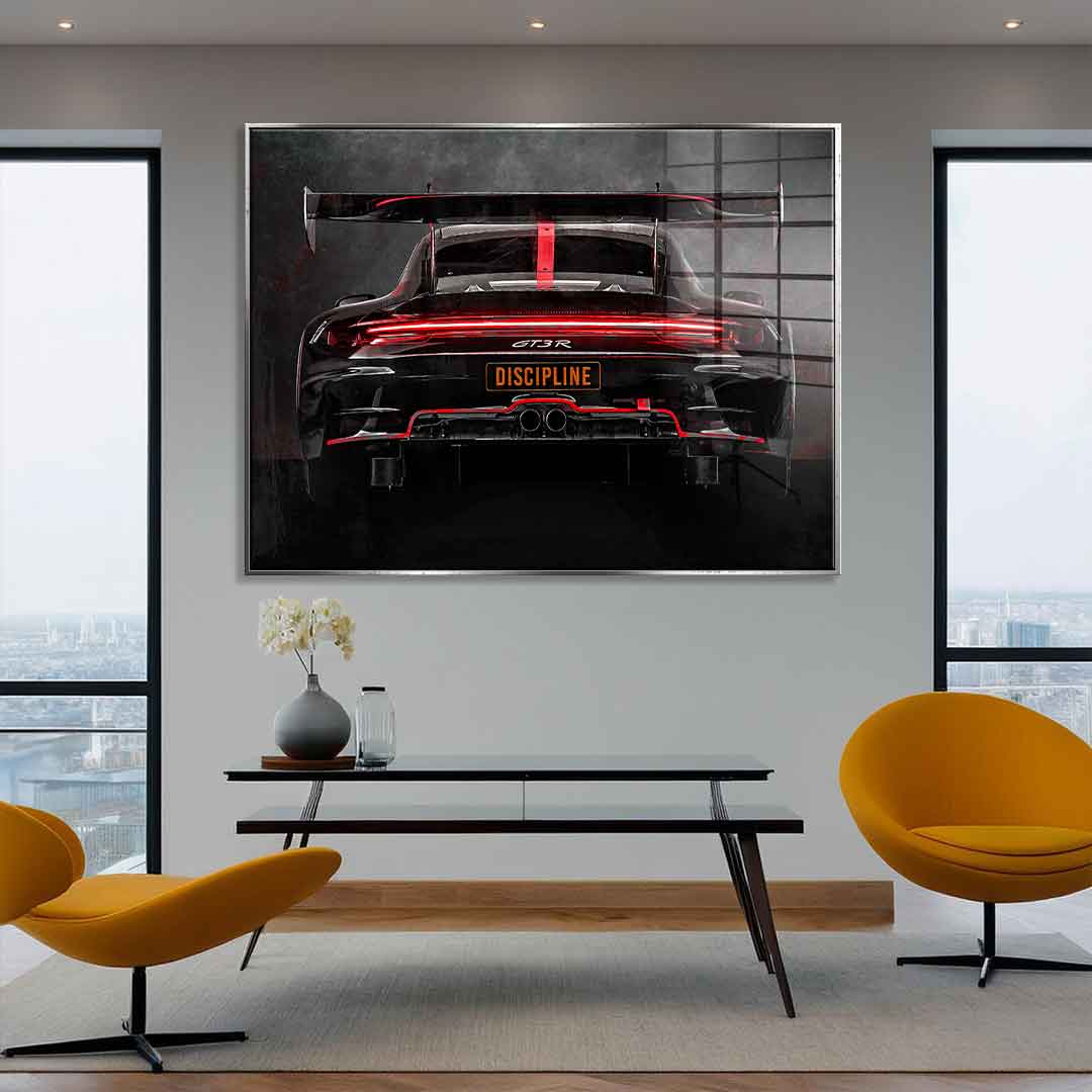 Porsche Backside - Acrylic glass