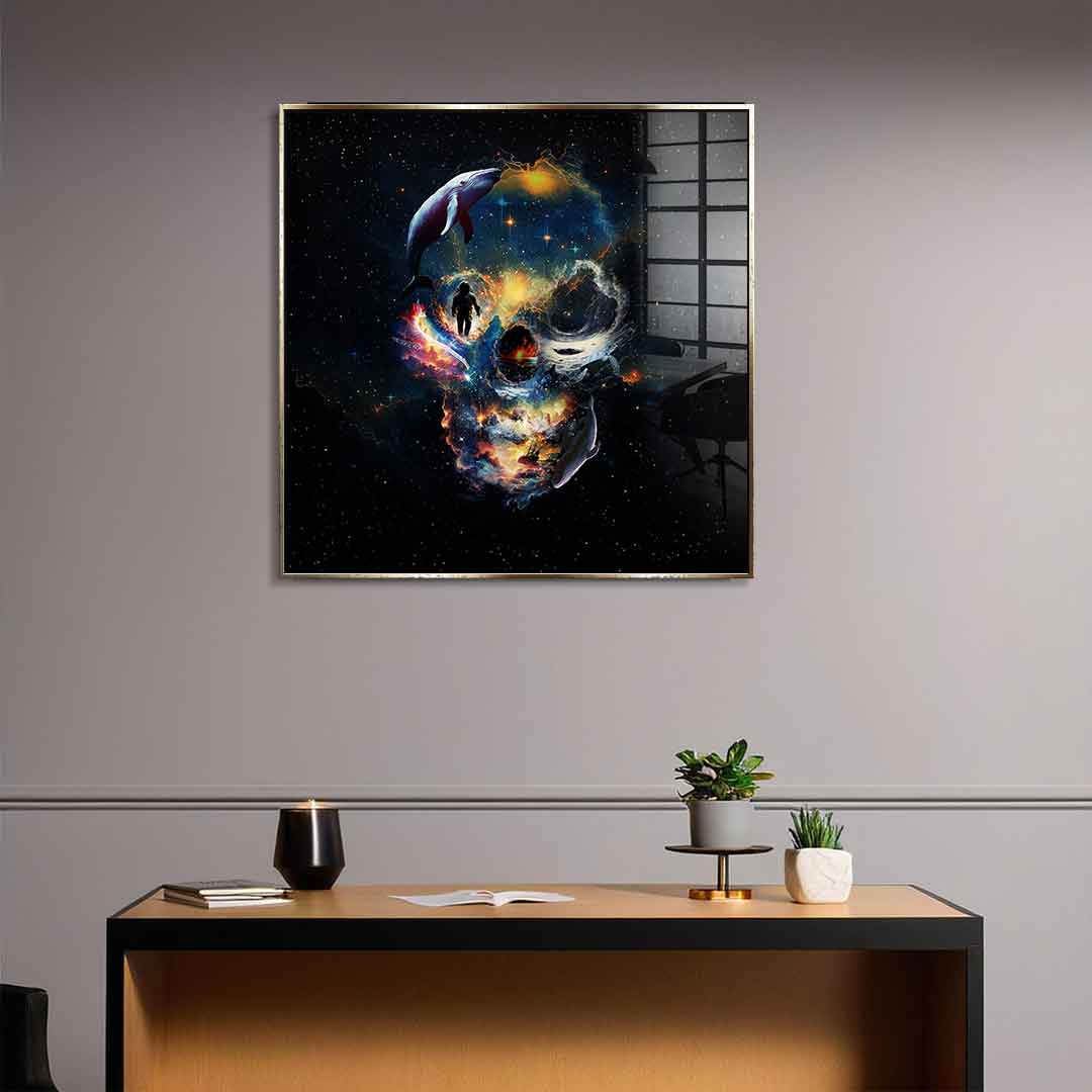 Portal Skull - Acrylic glass