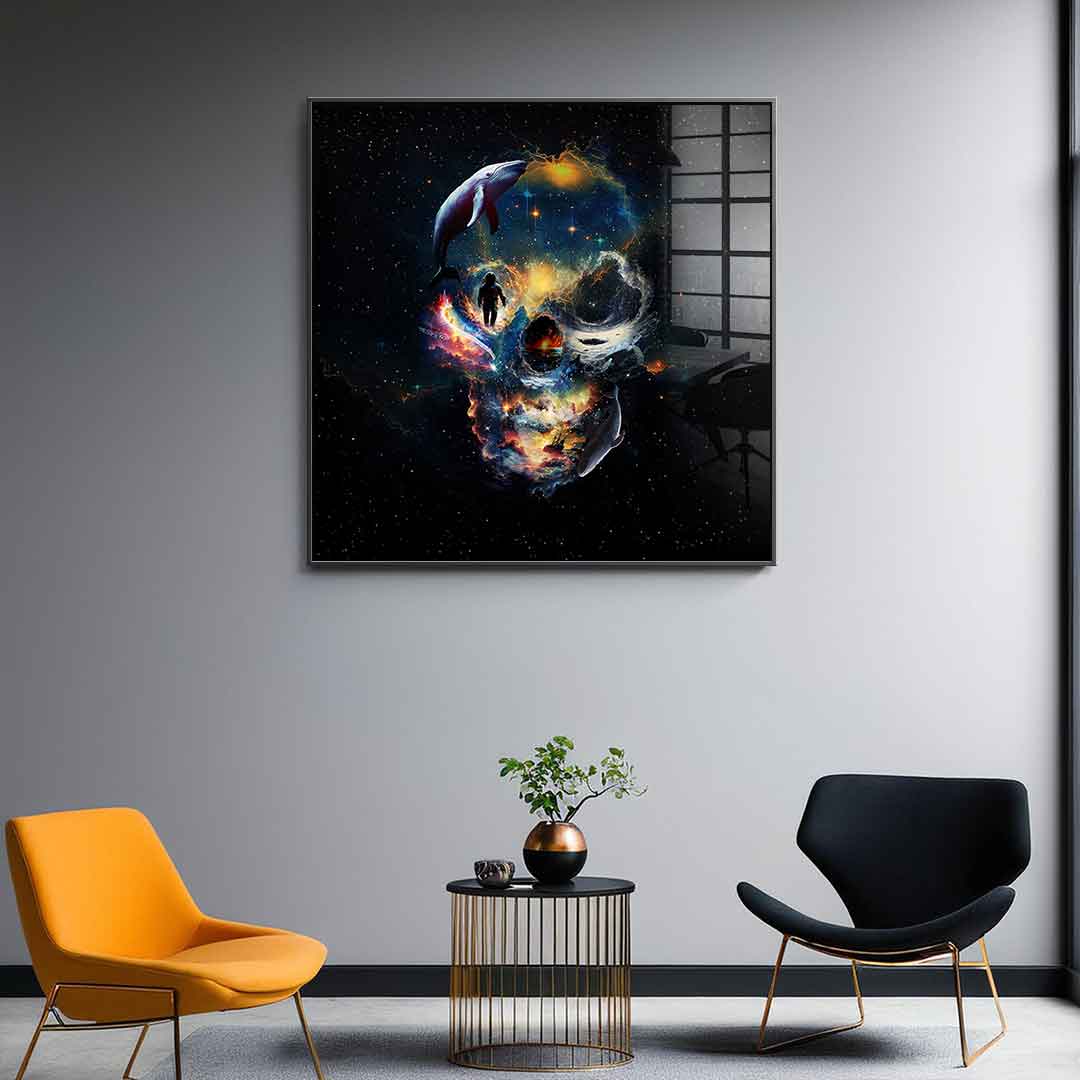 Portal Skull - Acrylic glass
