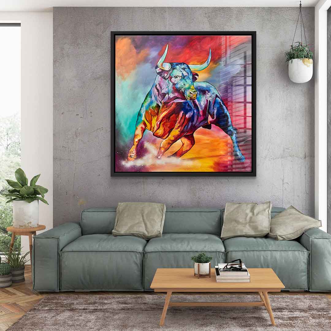 Proud Bull - Acrylglas