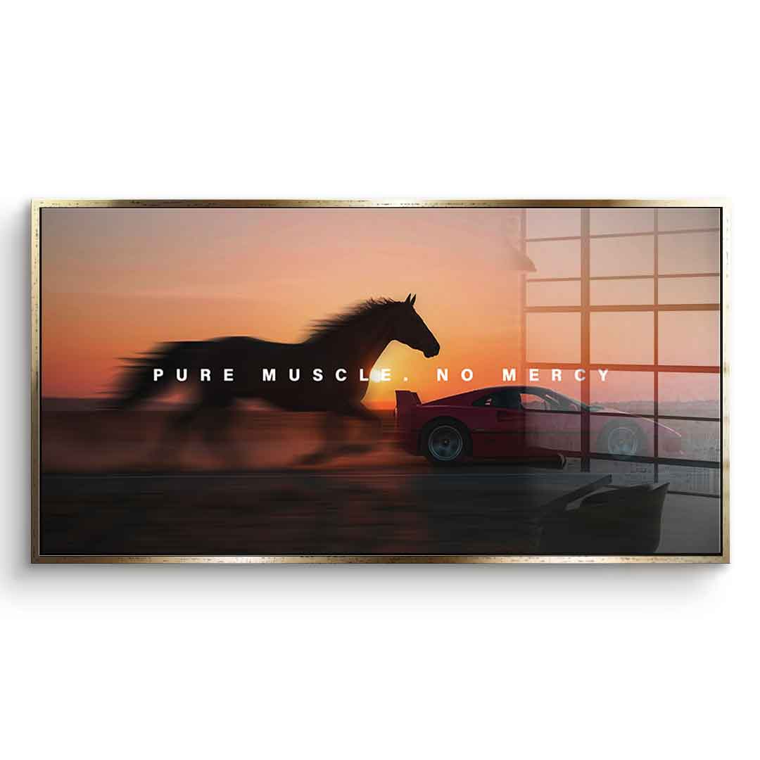 Pure Muscle - Acrylglas