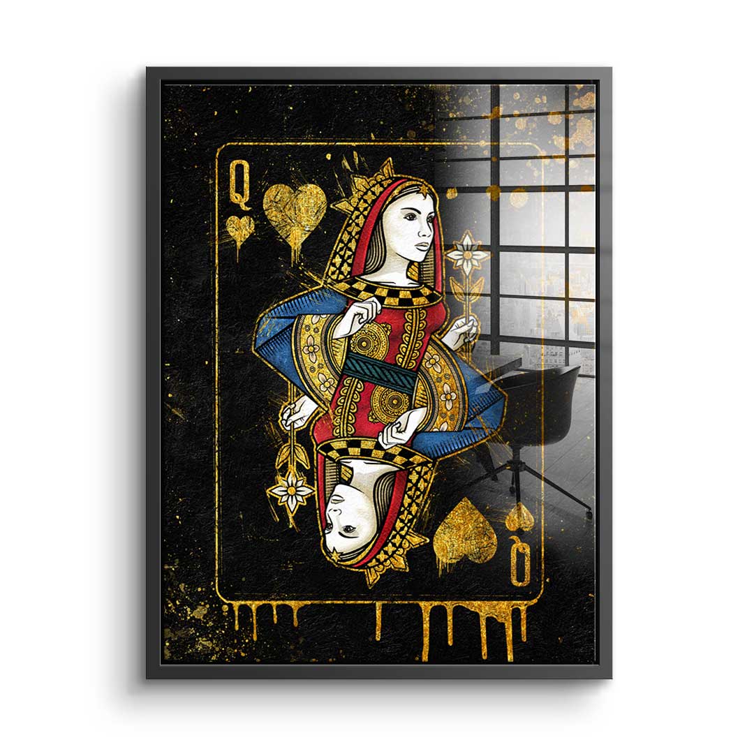 Queen Card - Acrylglas