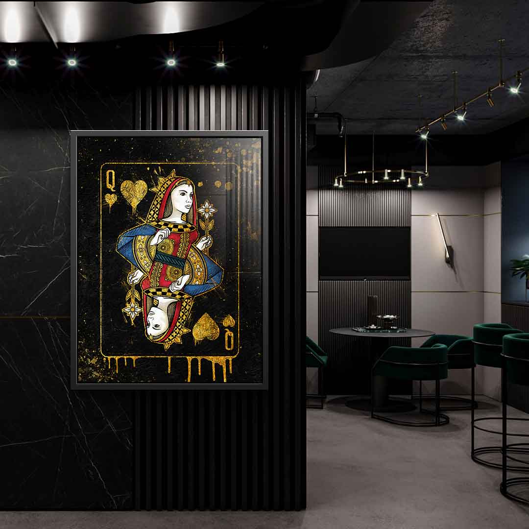 Queen Card - Acrylglas