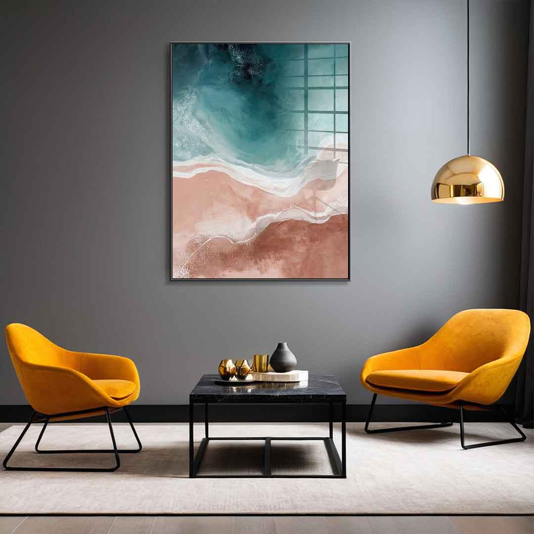 Quiet Sands And Gentle Waves - Acrylglas