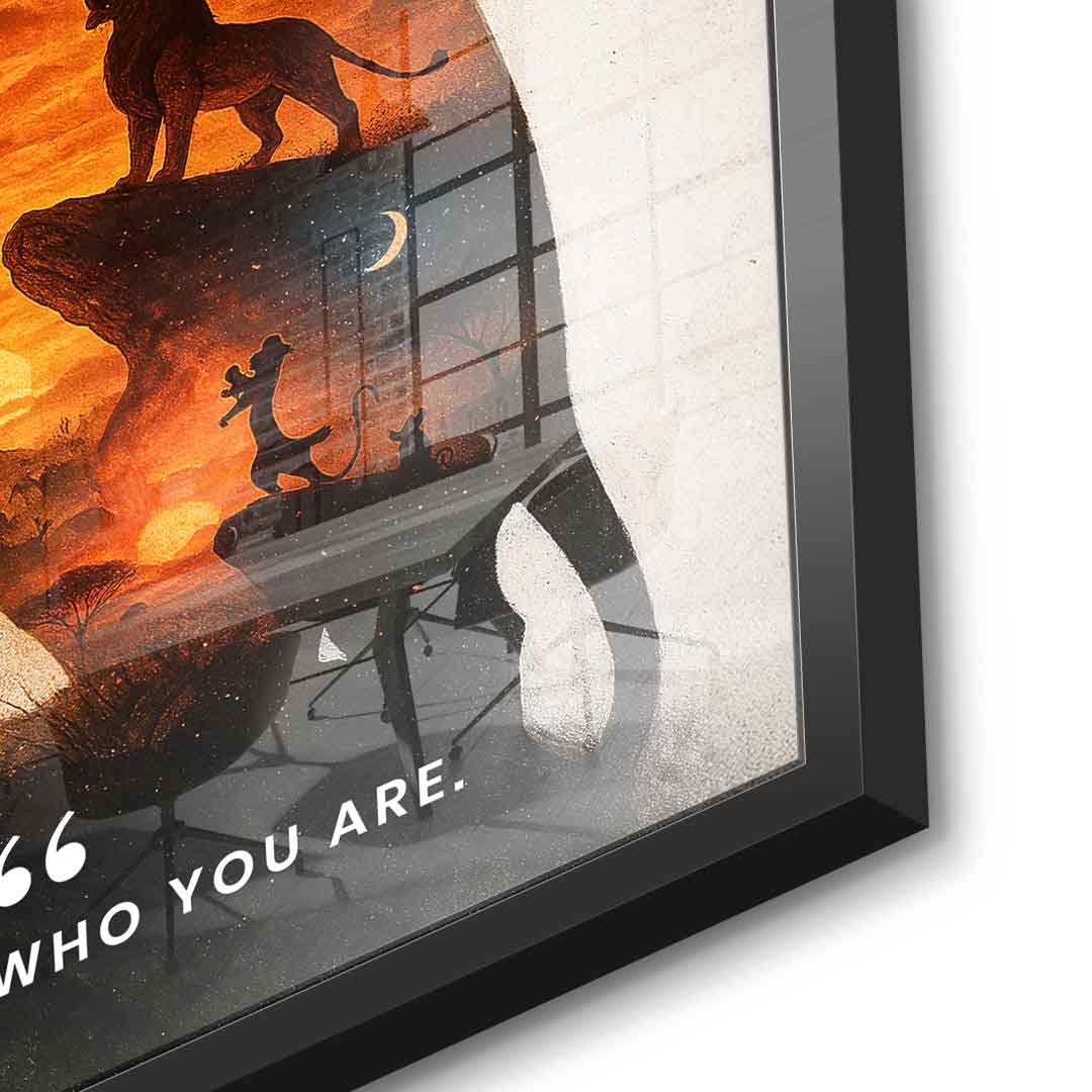 Remember who You are - acrylic glass
