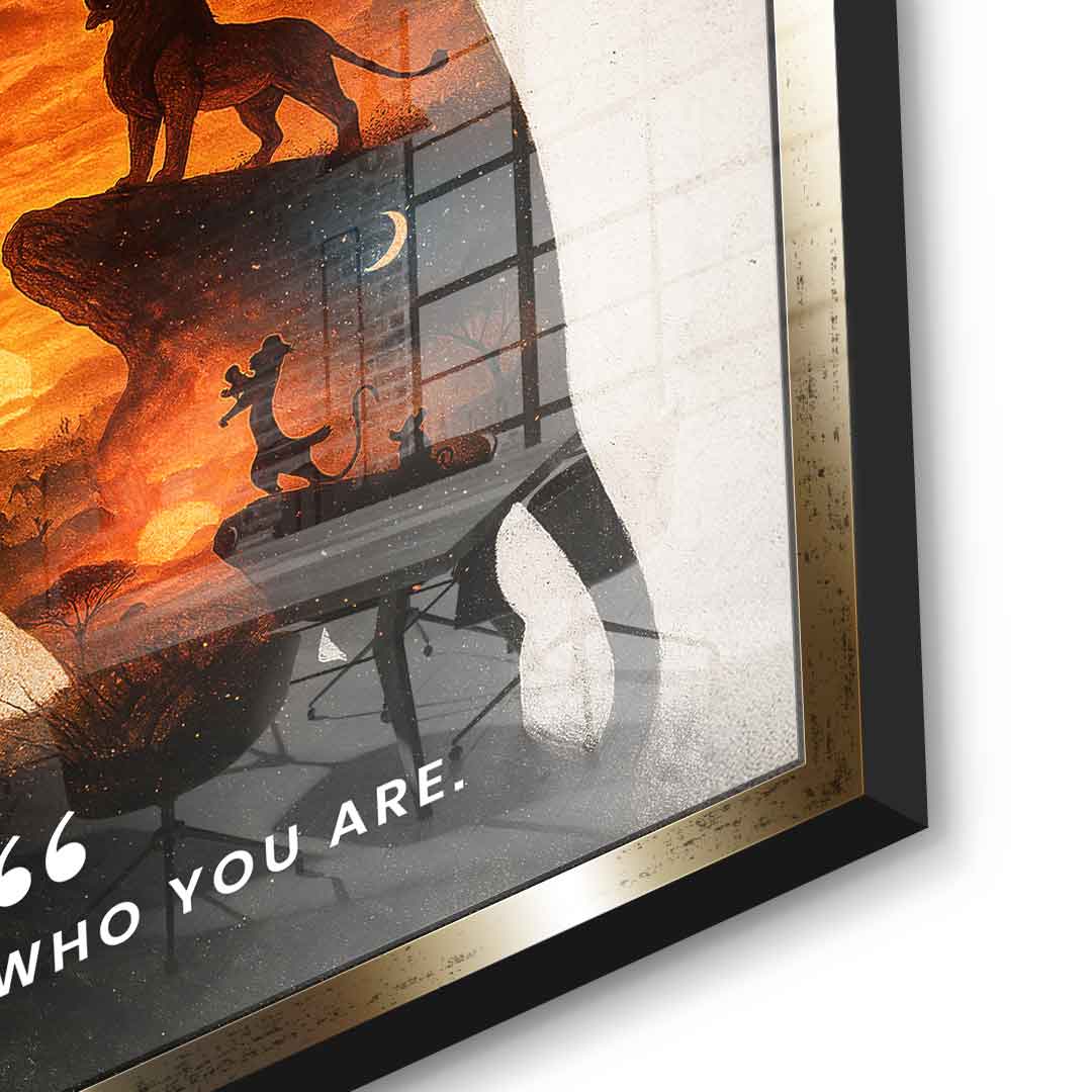 Remember who You are - acrylic glass