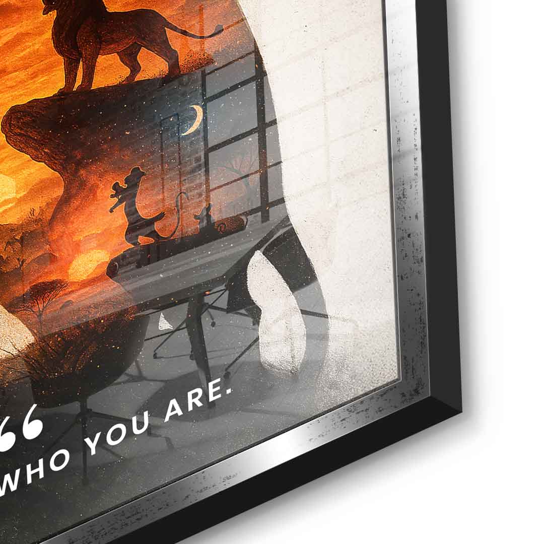 Remember who You are - acrylic glass