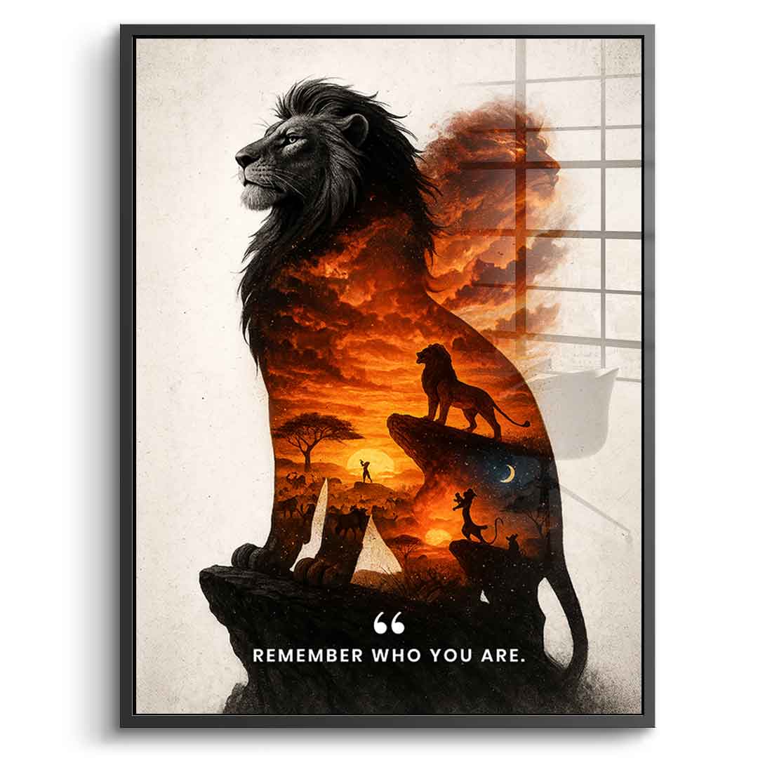 Remember who You are - acrylic glass