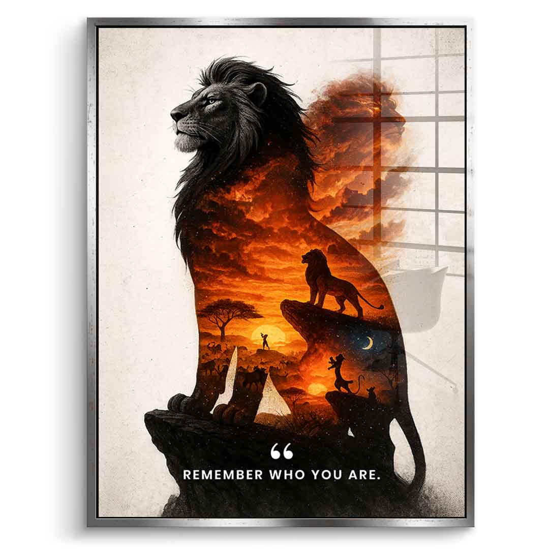 Remember who You are - acrylic glass