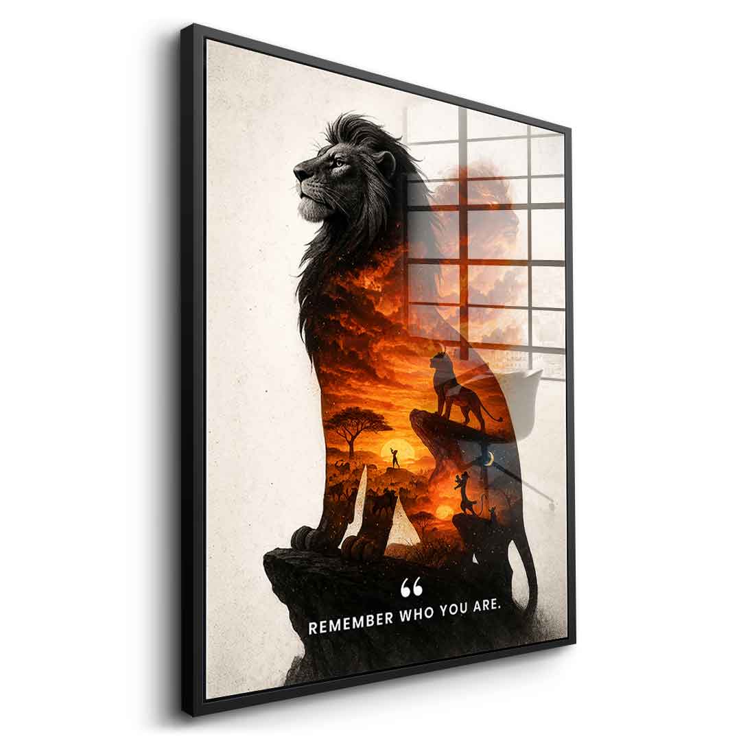 Remember who You are - acrylic glass