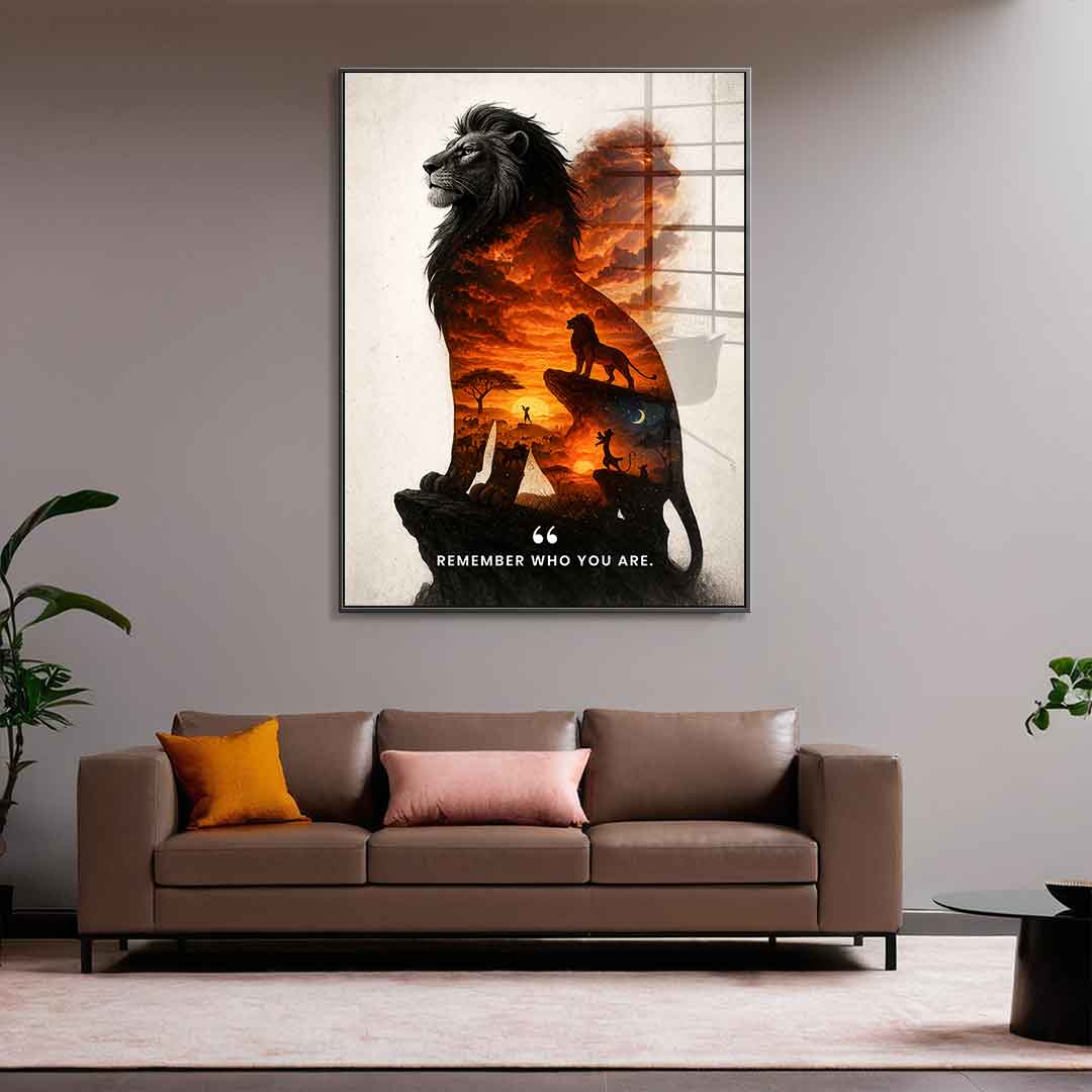 Remember who You are - acrylic glass