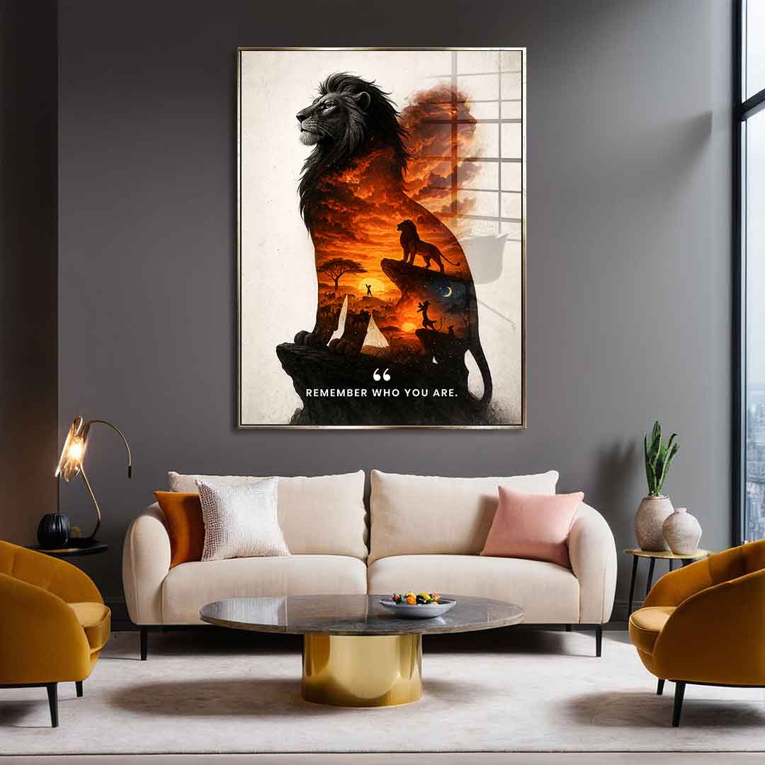 Remember who You are - acrylic glass