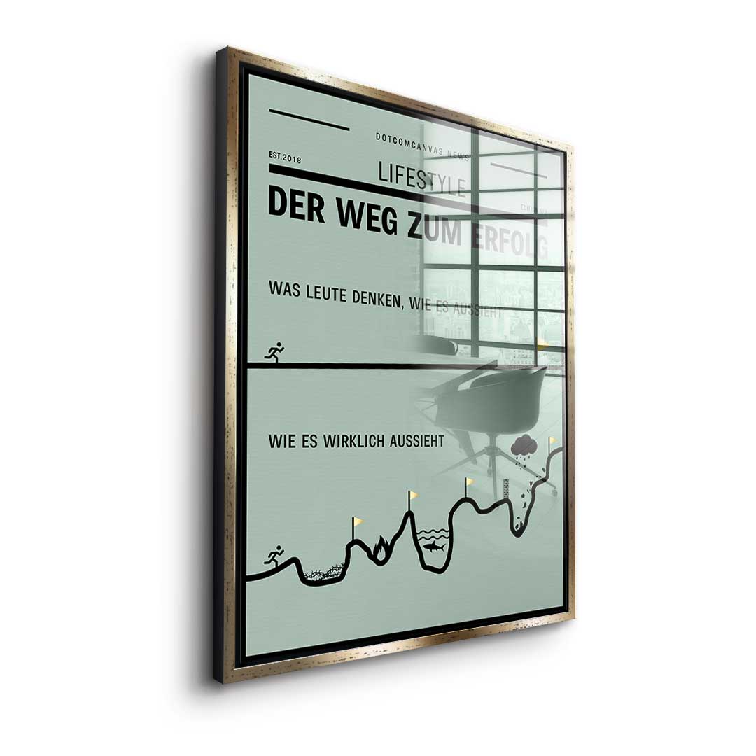 Road to success - Acrylic glass