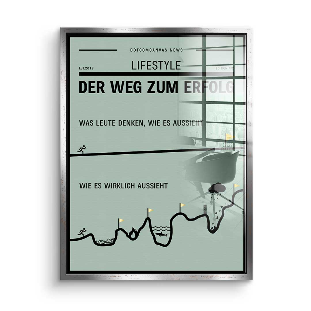 Road to success - Acrylic glass