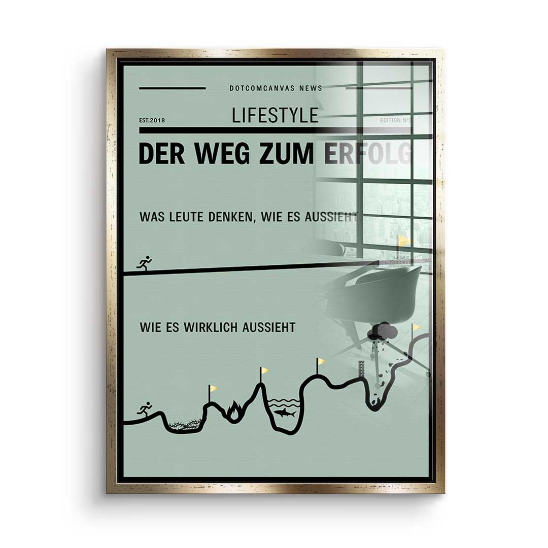 Road to success - Acrylic glass