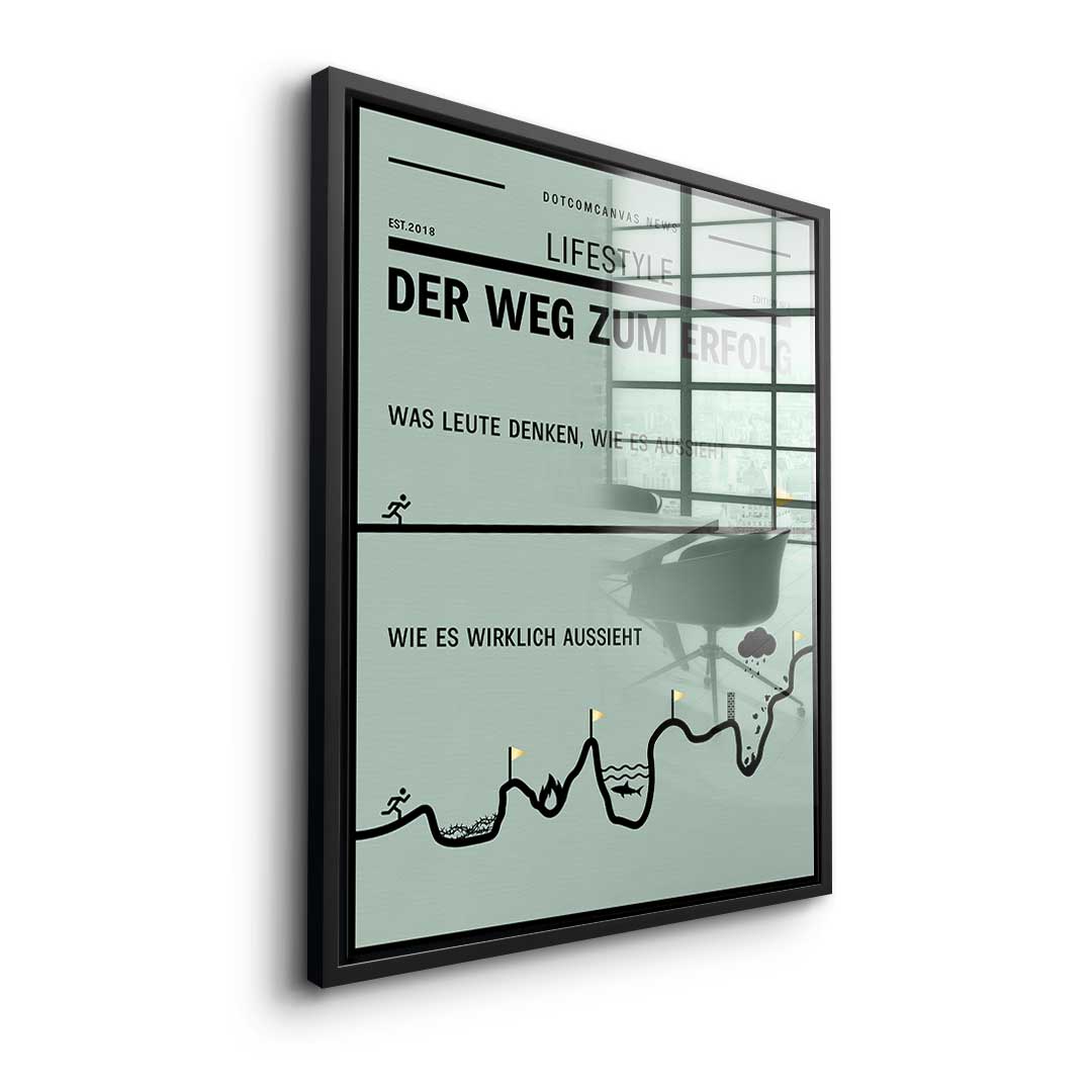 Road to success - Acrylic glass