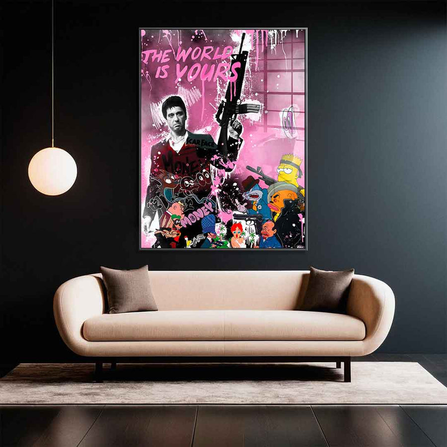 SCARFACE - Acrylglas