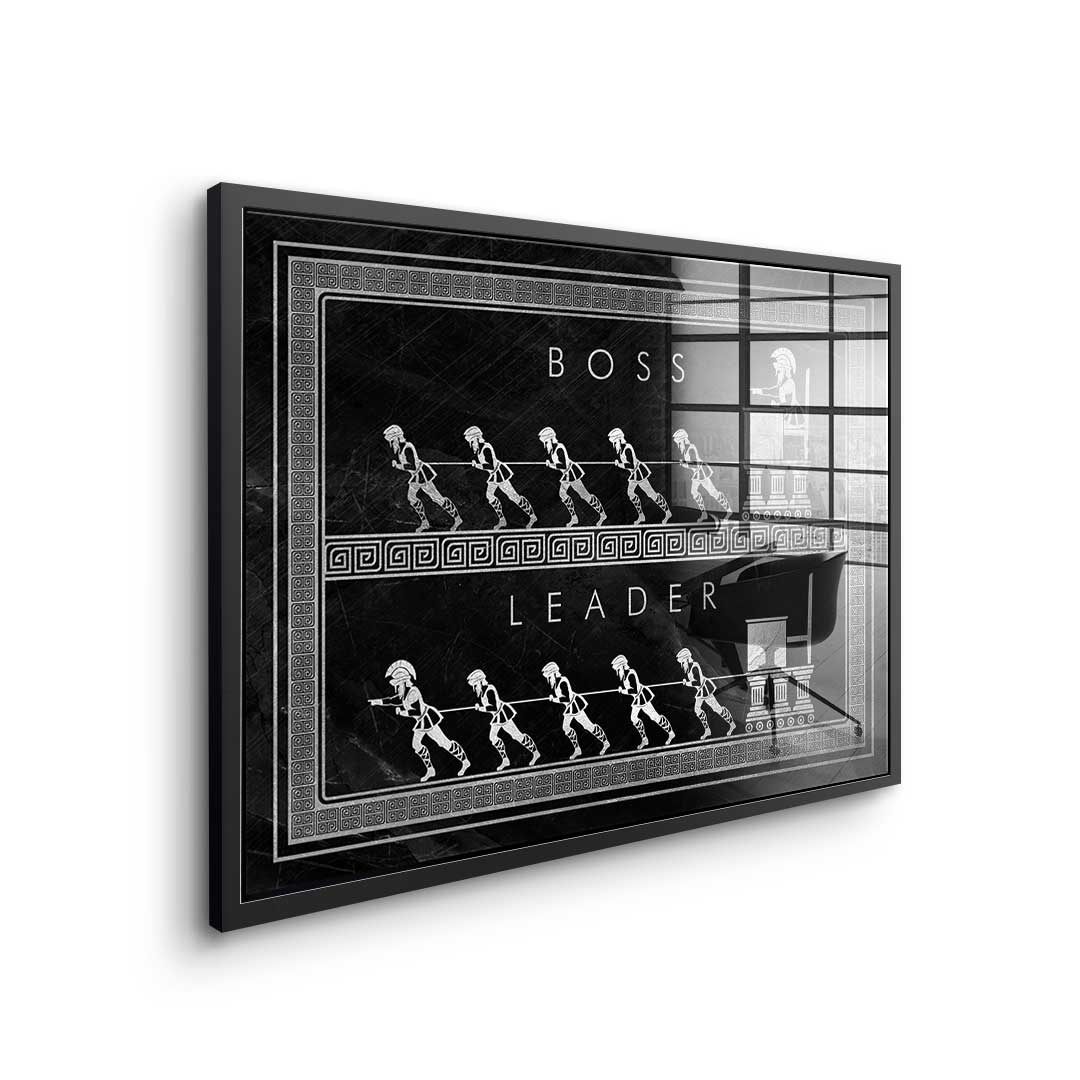 Sei ein Leader - Acrylglas