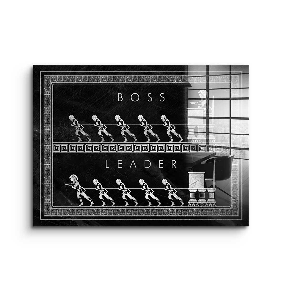 Sei ein Leader - Acrylglas