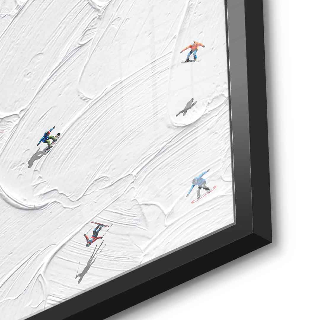 Skis or snowboard - Acrylglas