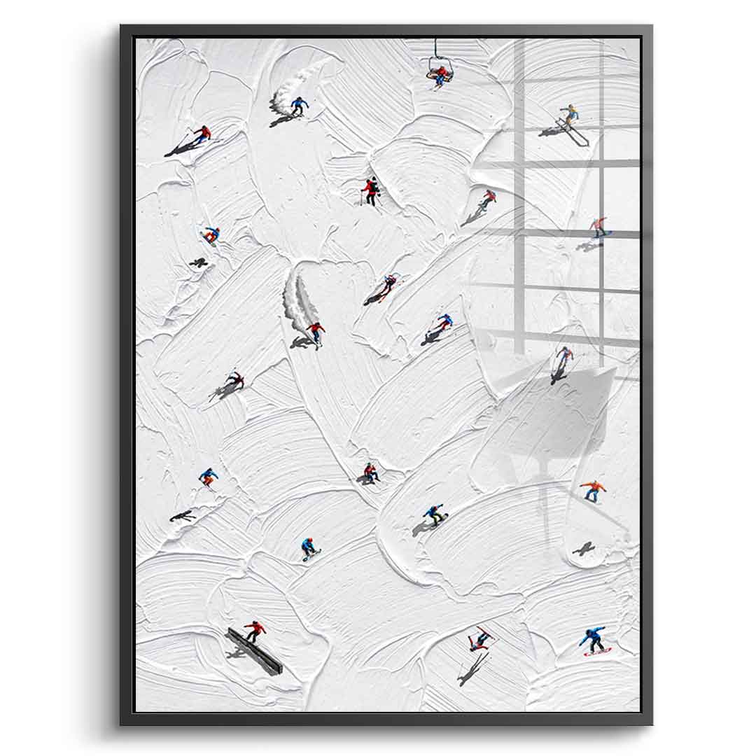 Skis or snowboard - Acrylglas