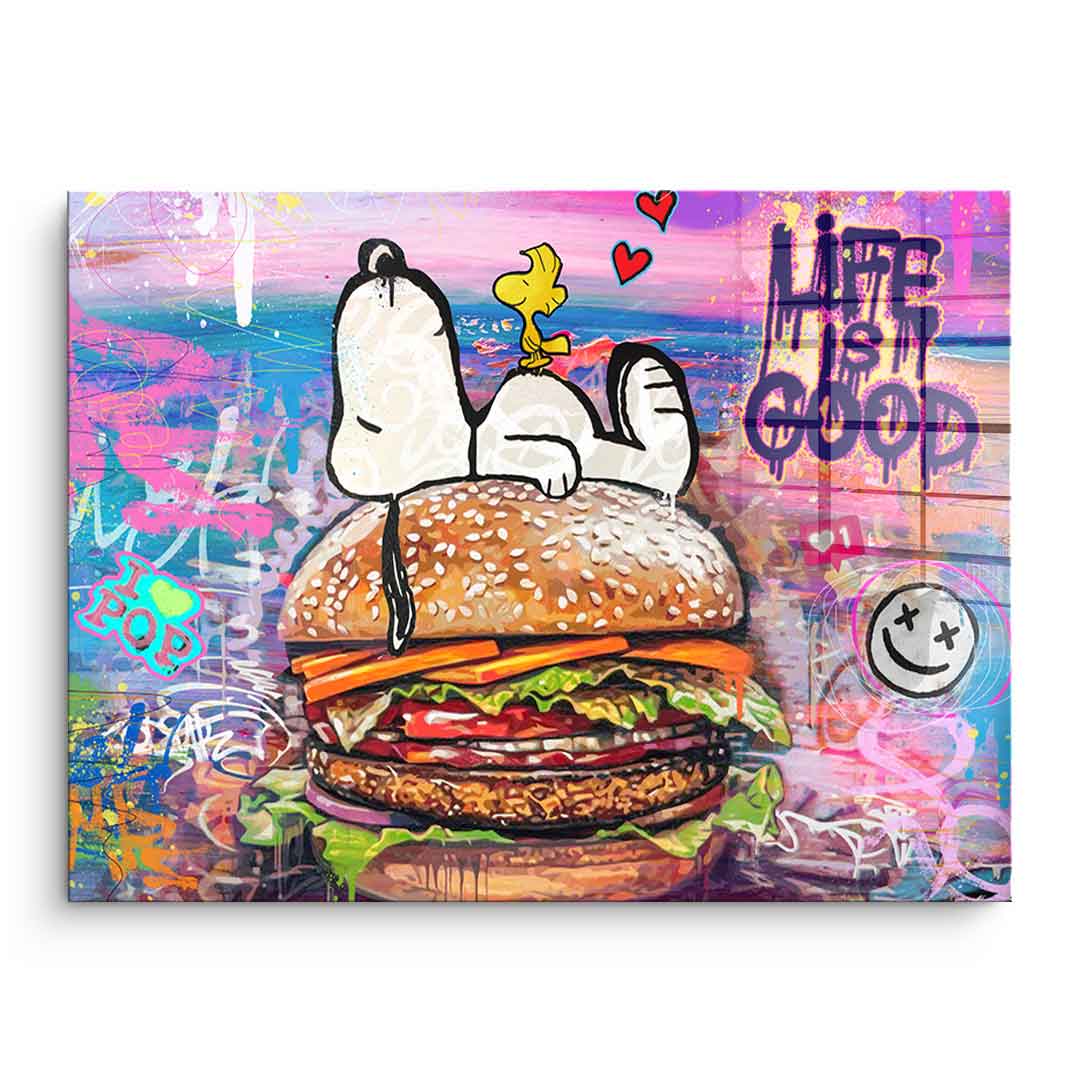 Snoopy Life - Acrylic Glass