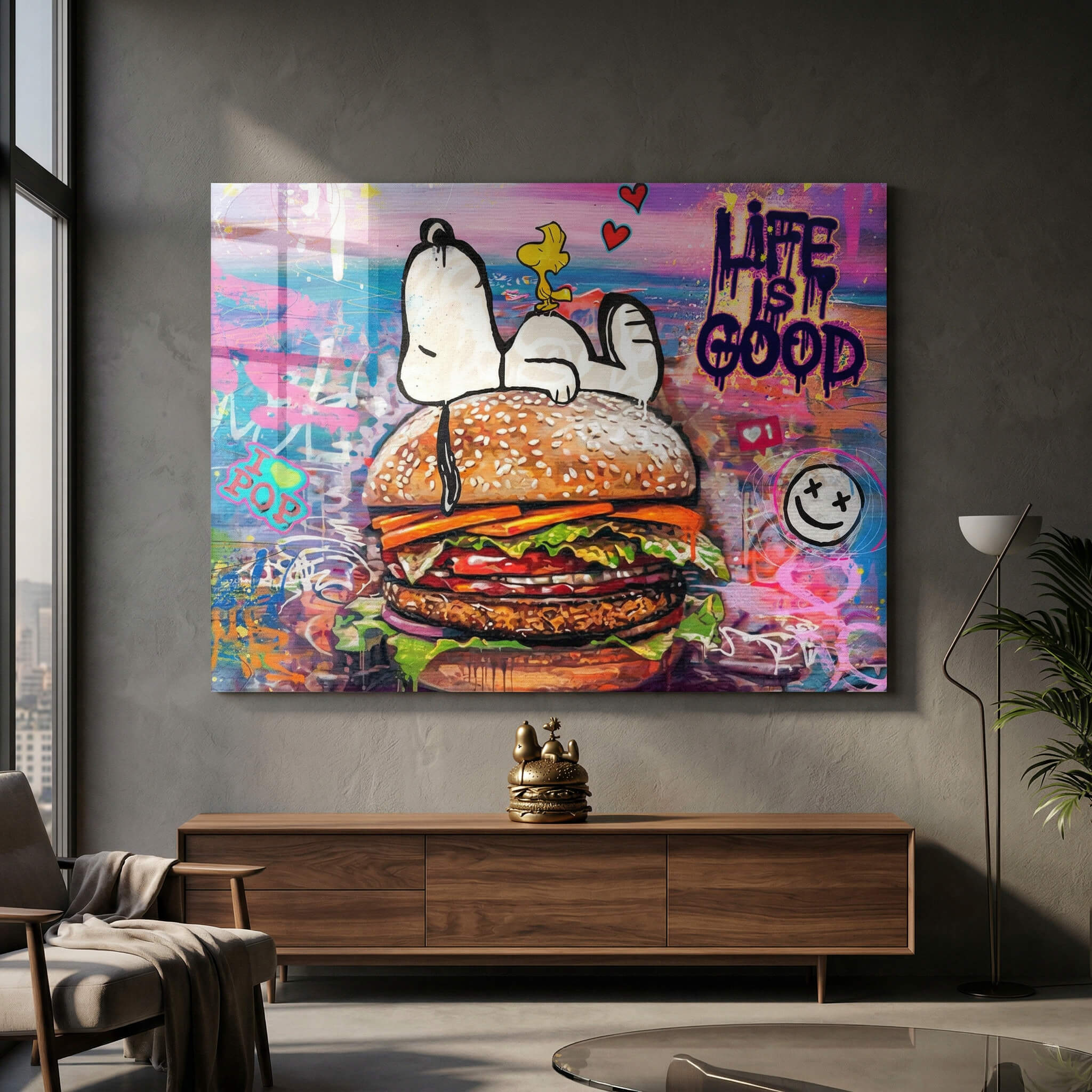 Snoopy Life - Acrylic Glass