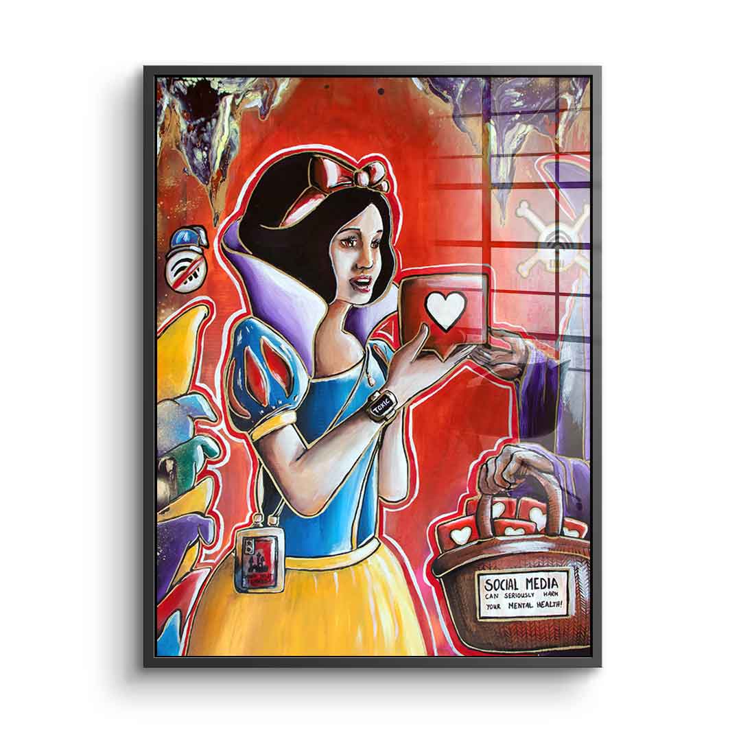 Snowlike - Acrylic glass