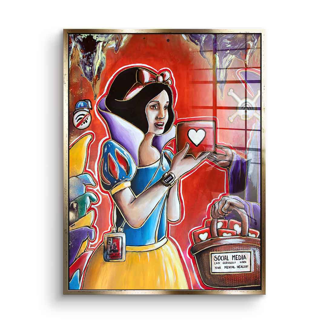 Snowlike - Acrylic glass
