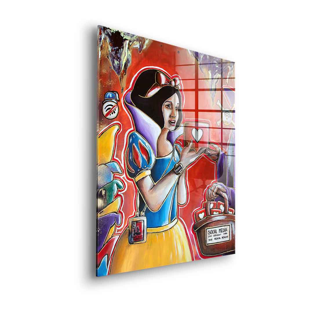 Snowlike - Acrylic glass