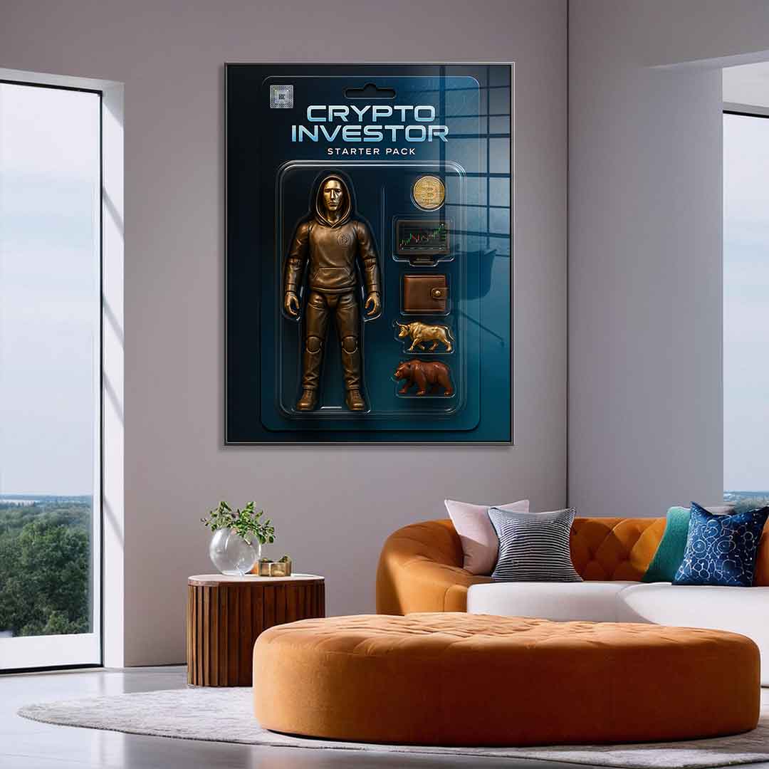 Starter Pack CRYPTO INVESTOR - Acrylglas