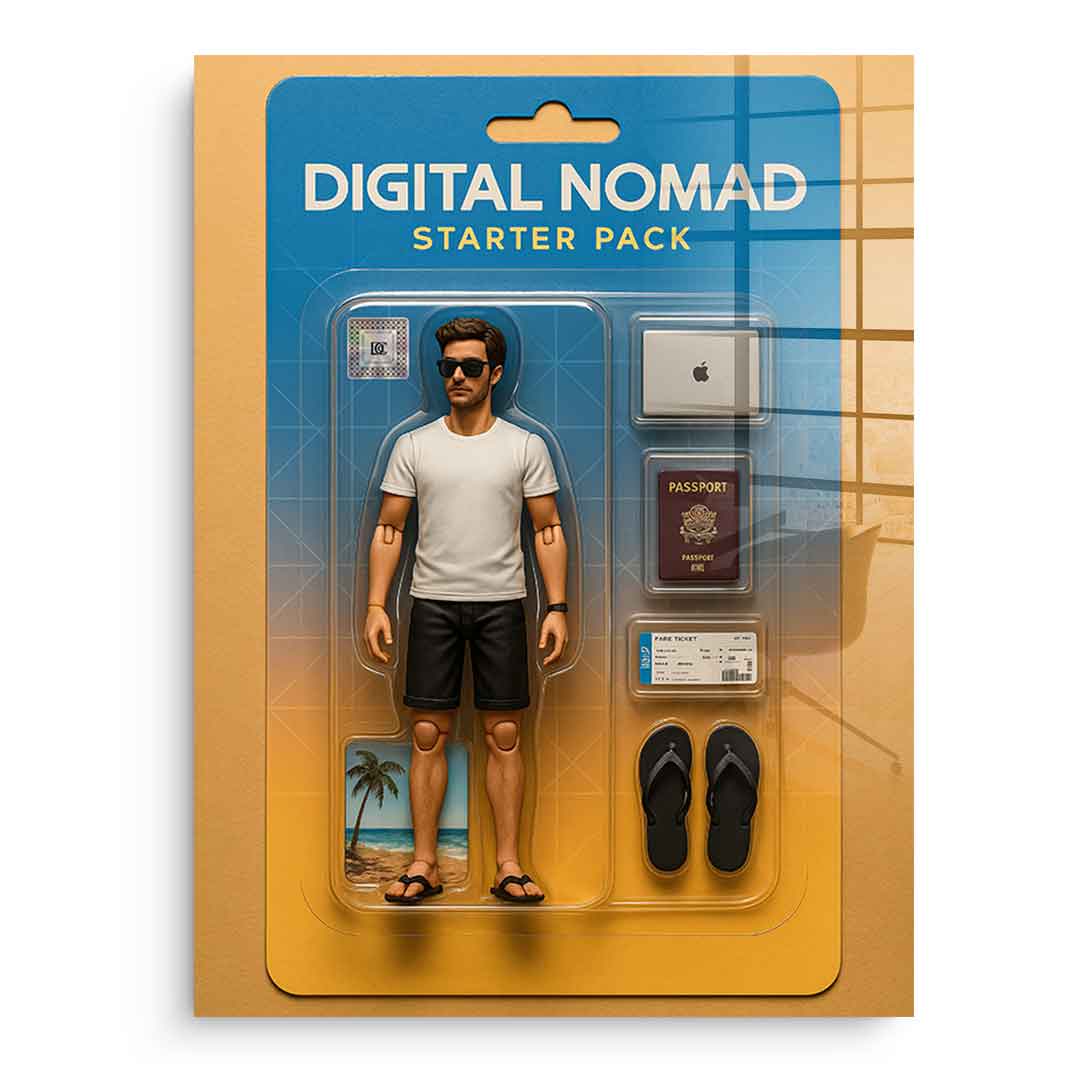 Starter Pack DIGITAL NOMAD - Acrylglas