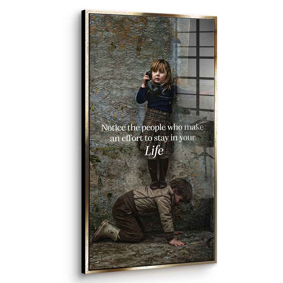 Steadfast Support - Acrylglas